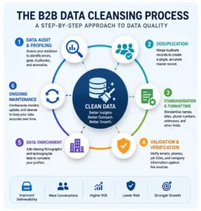 THE B2B DATA CLEANSING PROCESS